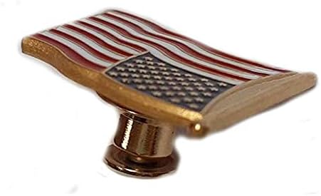 סיכות פטריוטיות כובע דגל אמריקאי וסיכות דש-2 חבילות | בעבודת יד באמריקה / אפשרויות סגנון / צלחת זהב פליז